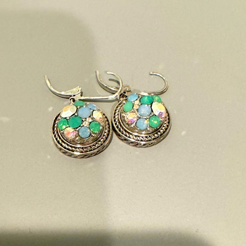 Snap earrings.